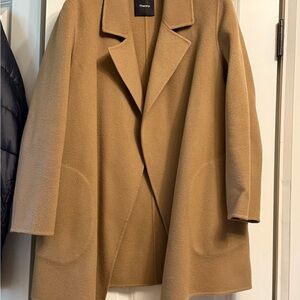 Theory Women's Camel Trench Coat